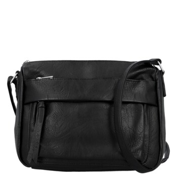 Dámská crossbody kabelka černá - Firenze Arafia