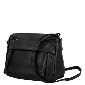 Dámská crossbody kabelka černá - Firenze Arafia