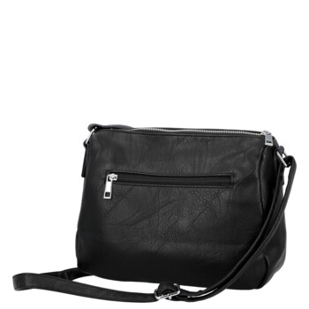 Dámská crossbody kabelka černá - Firenze Arafia