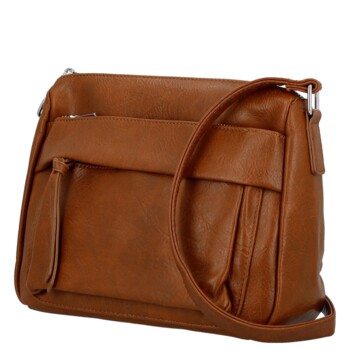 Dámská crossbody kabelka hnědá - Firenze Arafia