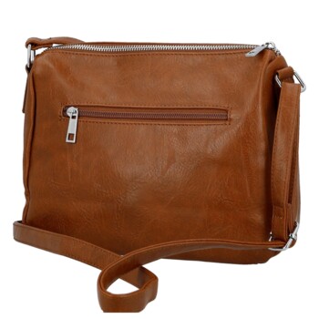 Dámská crossbody kabelka hnědá - Firenze Arafia