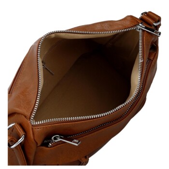 Dámská crossbody kabelka hnědá - Firenze Arafia
