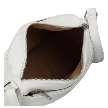 Dámská crossbody kabelka bílá - Firenze Arafia