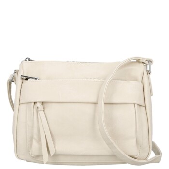 Dámská crossbody kabelka béžová - Firenze Arafia