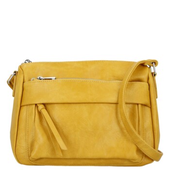 Dámská crossbody kabelka žlutá - Firenze Arafia