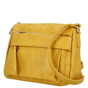 Dámská crossbody kabelka žlutá - Firenze Arafia