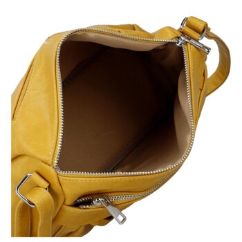 Dámská crossbody kabelka žlutá - Firenze Arafia