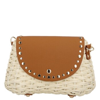 Dámská crossbody kabelka krémová - Firenze Geza