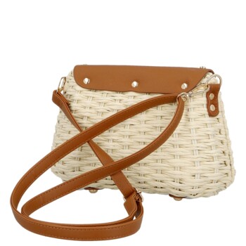 Dámská crossbody kabelka krémová - Firenze Geza