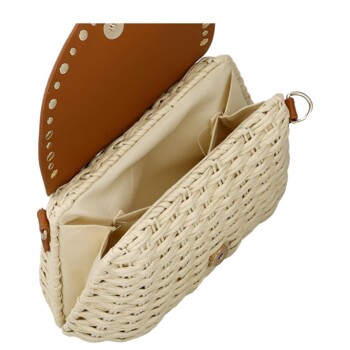 Dámská crossbody kabelka krémová - Firenze Geza