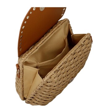 Dámská crossbody kabelka béžová - Firenze Geza