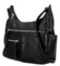 Dámská crossbody kabelka černá - Firenze Kaisa