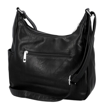 Dámská crossbody kabelka černá - Firenze Kaisa