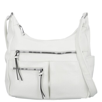 Dámská crossbody kabelka bílá - Firenze Kaisa