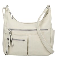 Dámská crossbody kabelka krémová - Firenze Kaisa