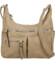 Dámská crossbody kabelka béžová - Firenze Kaisa