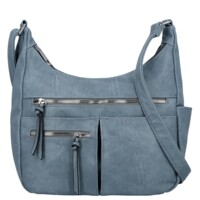 Dámská crossbody kabelka džínově modrá - Firenze Kaisa