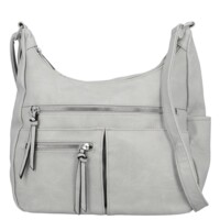 Dámská crossbody kabelka šedá - Firenze Kaisa