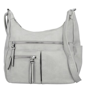 Dámská crossbody kabelka šedá - Firenze Kaisa