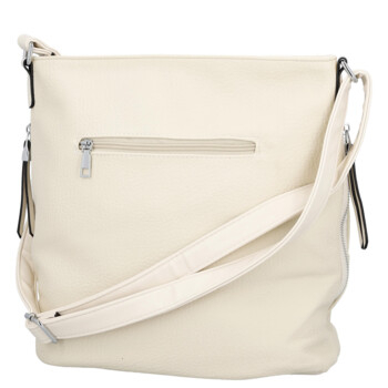 Dámská crossbody kabelka krémová - Firenze Valika