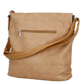 Dámská crossbody kabelka béžová - Firenze Kenza