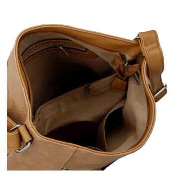 Dámská crossbody kabelka béžová - Firenze Kenza