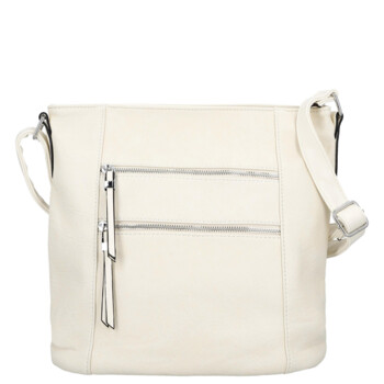 Dámská crossbody kabelka krémová - Firenze Kenza