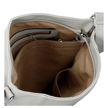 Dámská crossbody kabelka šedá - Firenze Kenza