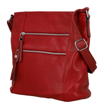 Dámská crossbody kabelka červená - Firenze Kenza