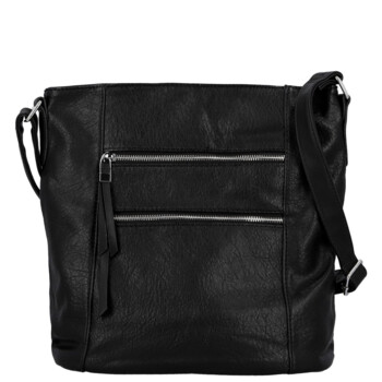 Dámská crossbody kabelka černá - Firenze Kenza