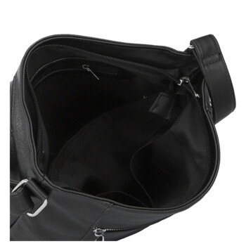 Dámská crossbody kabelka černá - Firenze Kenza