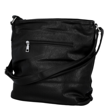 Dámská crossbody kabelka černá - Firenze Kenza