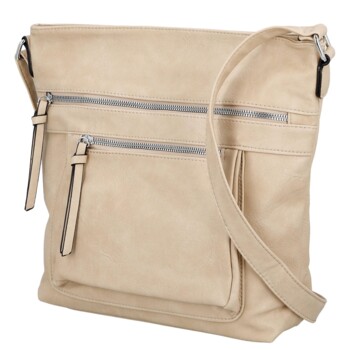 Dámská crossbody kabelka béžová - Firenze Julietta