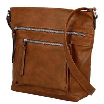 Dámská crossbody kabelka hnědá - Firenze Julietta new