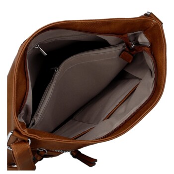 Dámská crossbody kabelka hnědá - Firenze Julietta new