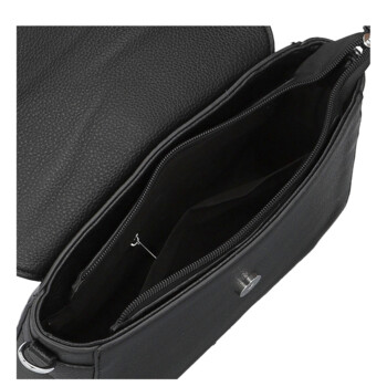 Dámská crossbody kabelka černá - Firenze Nita