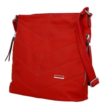 Dámská crossbody kabelka červená - Firenze Semir