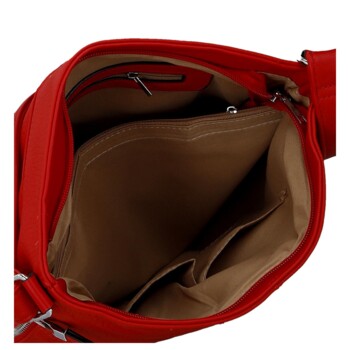 Dámská crossbody kabelka červená - Firenze Semir