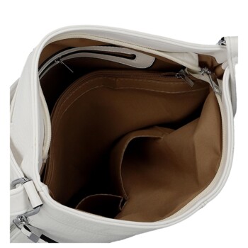 Dámská crossbody kabelka bílá - Firenze Semir