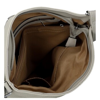 Dámská crossbody kabelka šedá - Firenze Semir