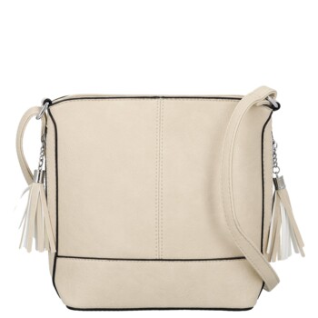 Dámská crossbody kabelka béžová - Firenze Alevin