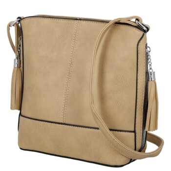 Dámská crossbody kabelka khaki - Firenze Alevin