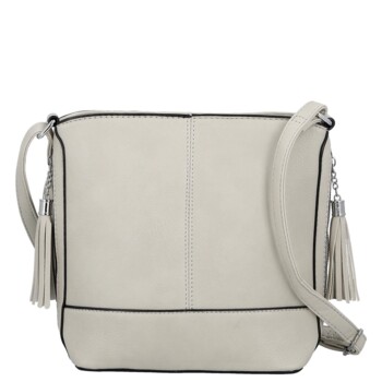 Dámská crossbody kabelka šedá - Firenze Alevin