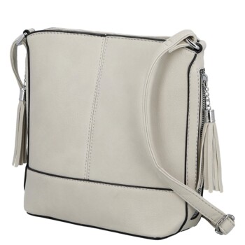 Dámská crossbody kabelka šedá - Firenze Alevin