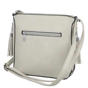 Dámská crossbody kabelka šedá - Firenze Alevin