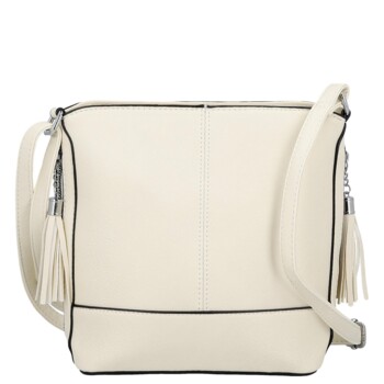 Dámská crossbody kabelka krémová - Firenze Alevin