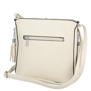 Dámská crossbody kabelka krémová - Firenze Alevin