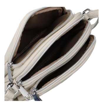 Dámská crossbody kabelka béžová - Firenze Patrika