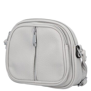 Dámská crossbody kabelka šedá - Firenze Patrika
