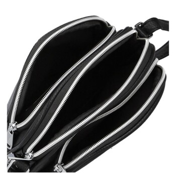 Dámská crossbody kabelka černá - Firenze Patrika